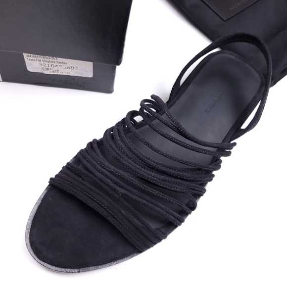 New Alexander Wang Tessa Suede Black Sz 36½ - Picture 2 of 14